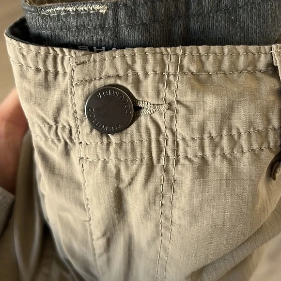 Columbia Omni-shade sun protection 36w 28l Zip Off legs shorts/pants - Picture 10 of 11